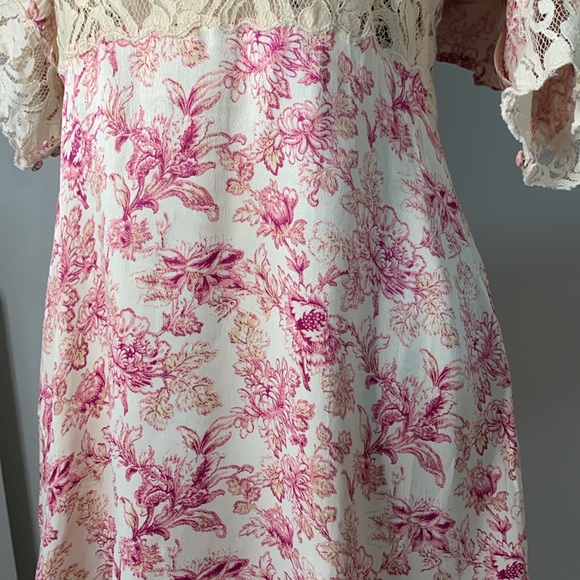 Free people Lucie Mini in Pink Combo Color:Pink Combo NWOT Size:4 - Picture 4 of 16